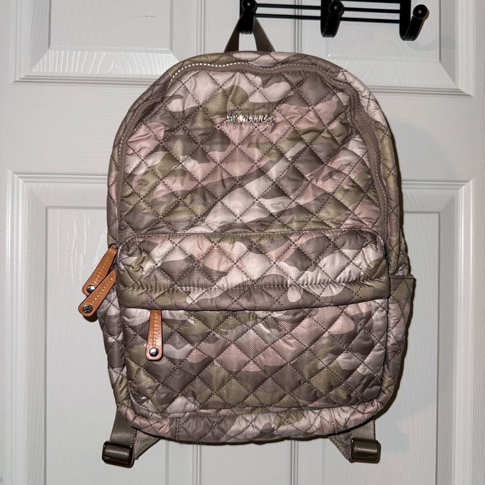 MZ Wallace Quilted Camouflage Backpack